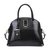 Nicole Lee Black Vegan Leather Dome Style Purse