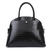 Nicole Lee Black Vegan Leather Dome Style Purse